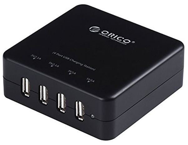 ORICO DCE-4U 4 Port USB Wall Charger 6.2A (Black) (Item No: D15-50)
